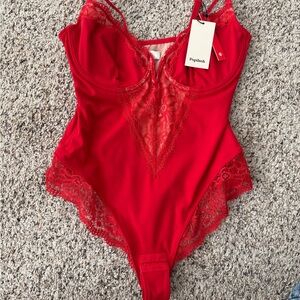 Papinash Red Lace Chemise